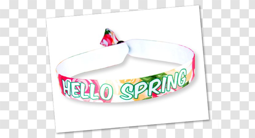 Wristband Bracelet Textile Discounts And Allowances Lanyard - Key Chains - Hello Spring Transparent PNG