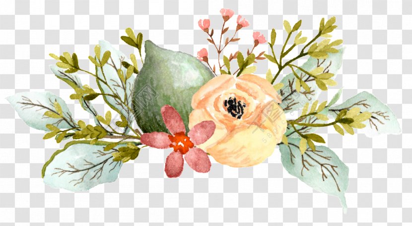 Watercolor Painting Watercolor: Flowers Image Design - Flower - Advice Transparent PNG