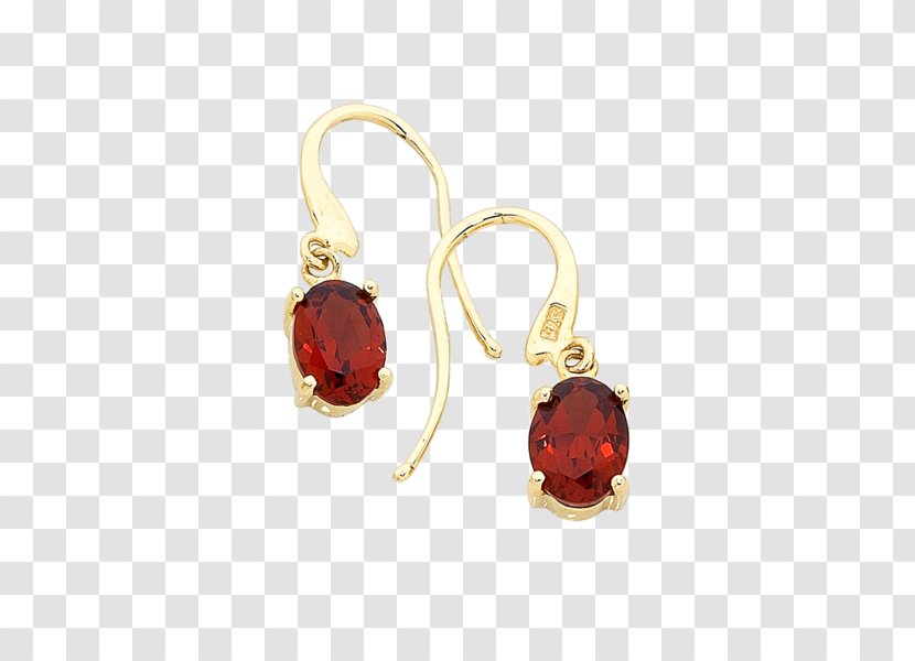 Earring Body Jewellery Maroon Human - Ruby - Garnet Pearl Jewelry Designs Transparent PNG