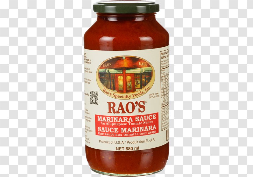 Marinara Sauce Rao's Pasta Italian Cuisine Sweet Chili - Spaghetti - Tomato Transparent PNG