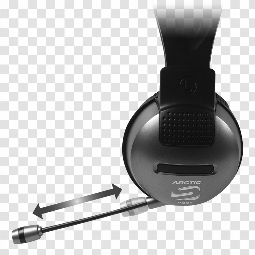 Headphones ARCTIC P301 Circumaural Gaming Headset Microphone - Sound - Telephone Usb Transparent PNG