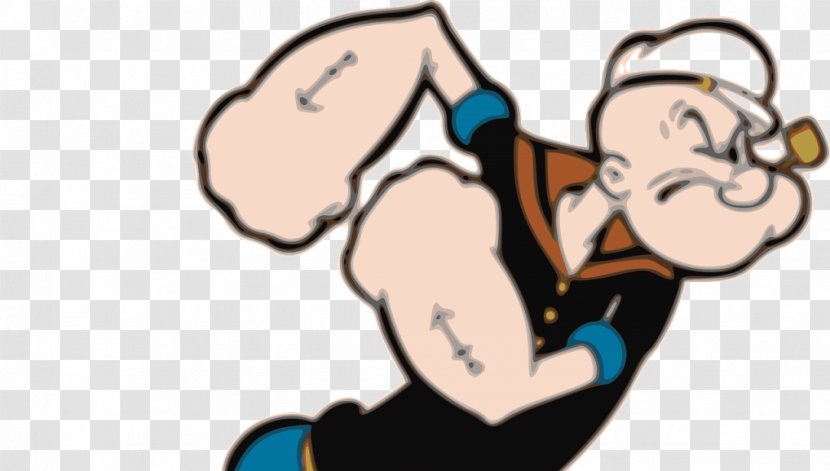 Popeye: Rush For Spinach Cartoon Image Comics - Flower - Popeye Arm Transparent PNG