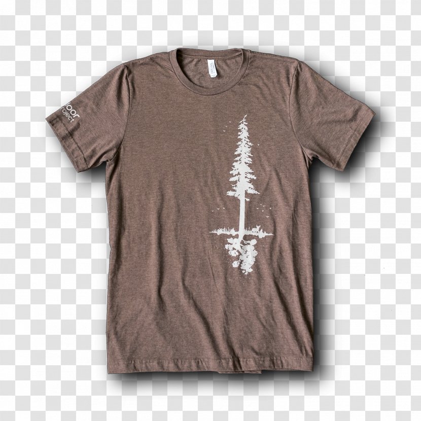 T-shirt Sleeve Brown Symbol - Tshirt - Hollywood Sign Transparent PNG