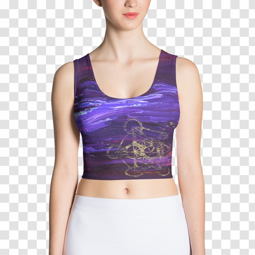 Crop Top Clothing Fashion All Over Print - Watercolor - Tops Transparent PNG