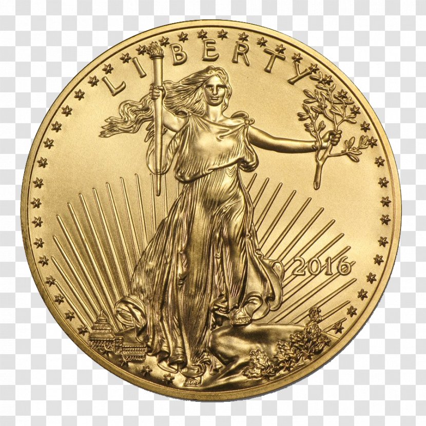 American Gold Eagle Bullion Coin - Coins Transparent PNG