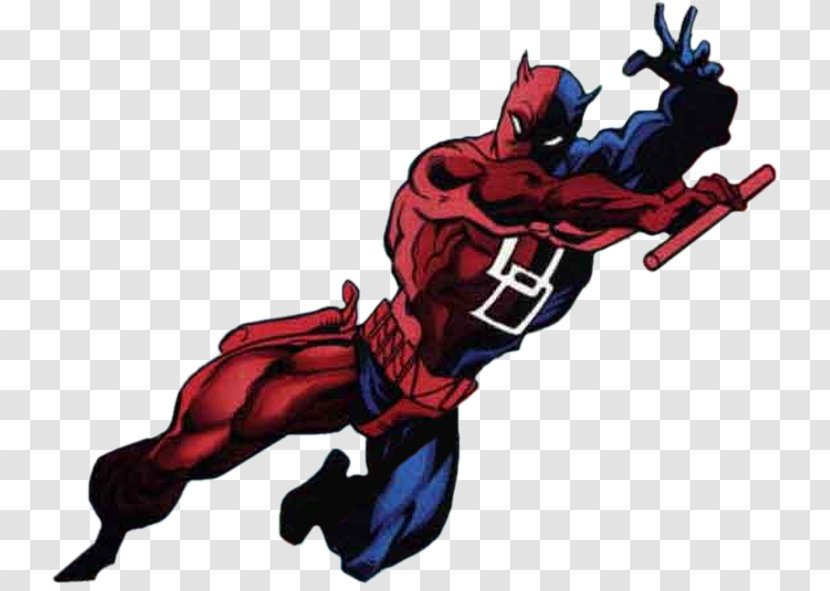 Daredevil Captain America Spider-Man Elektra Clip Art - Superhero - Cannon Cliparts Transparent PNG