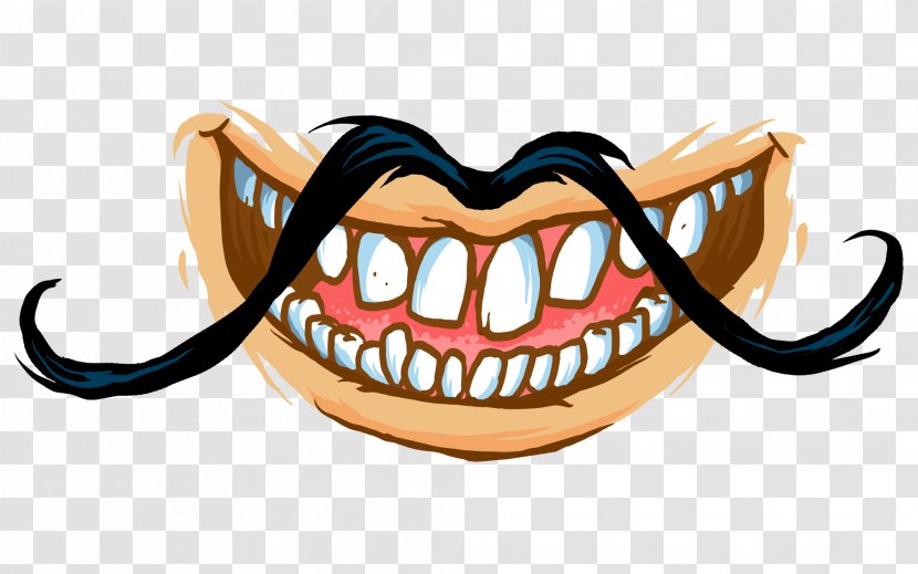 Mouth Tooth Eyewear Smile - Frame - Moustache Transparent PNG