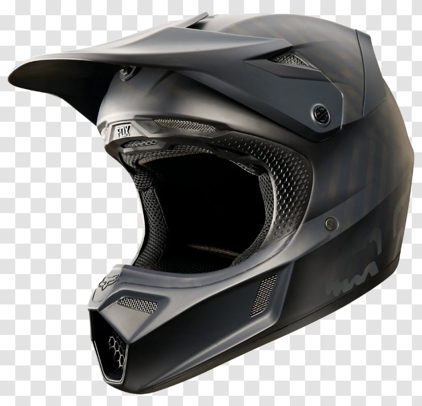 Motorcycle Helmets Fox Racing Motocross - Bicycles Equipment And Supplies Transparent PNG