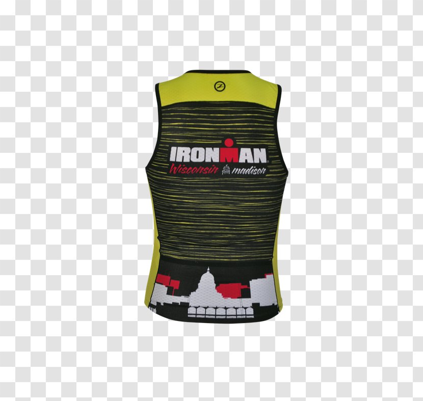 T-shirt Gilets Ironman 70.3 Sleeveless Shirt Sportswear - Vest - Wisconsin Transparent PNG