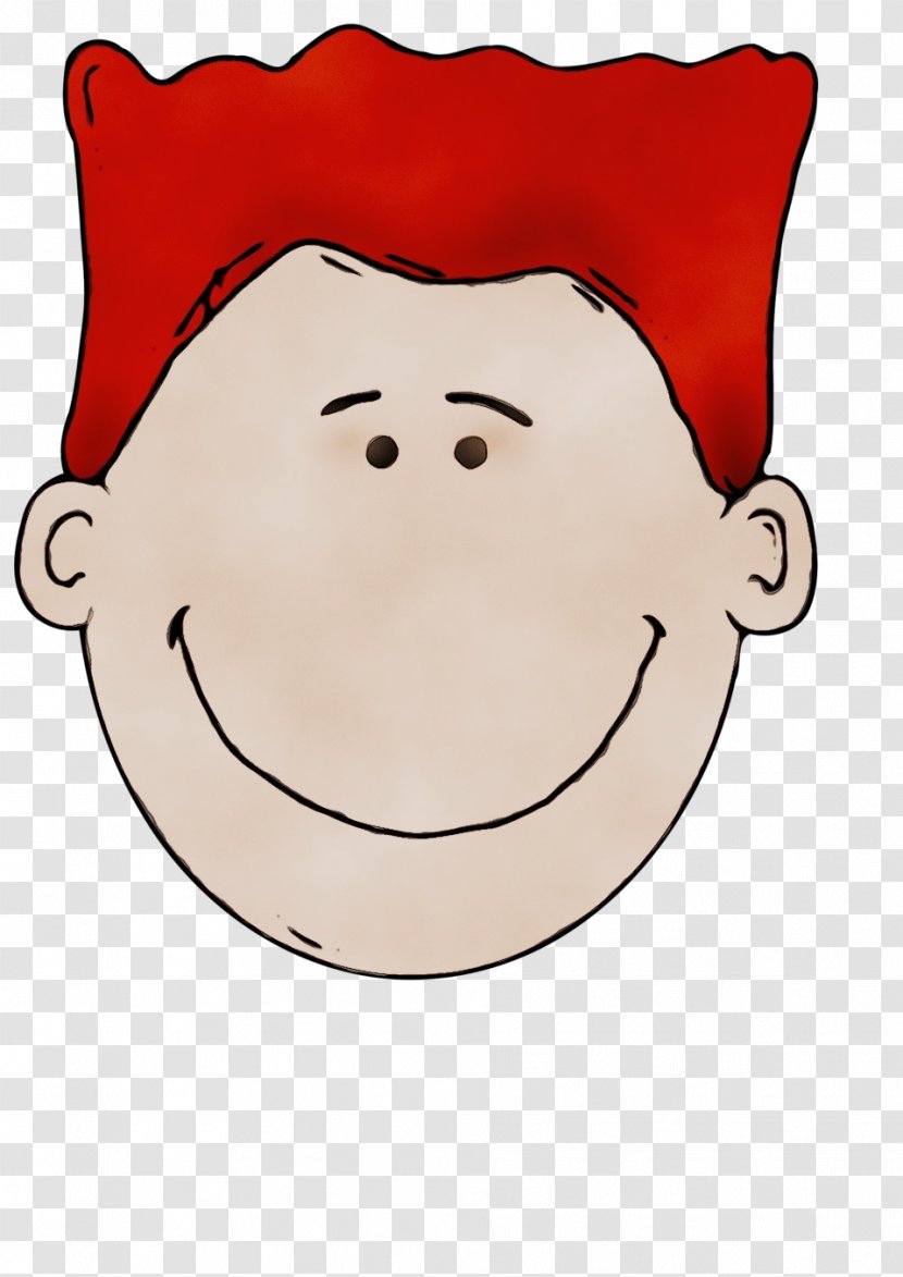 Boy Cartoon - Pleased Smile Transparent PNG
