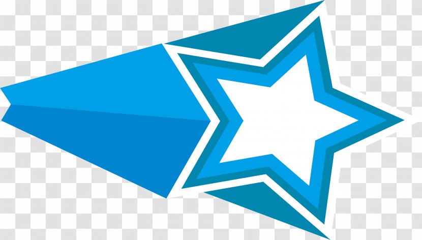 Student School Spirit Clothing Middle - Beautiful Blue Star Transparent PNG