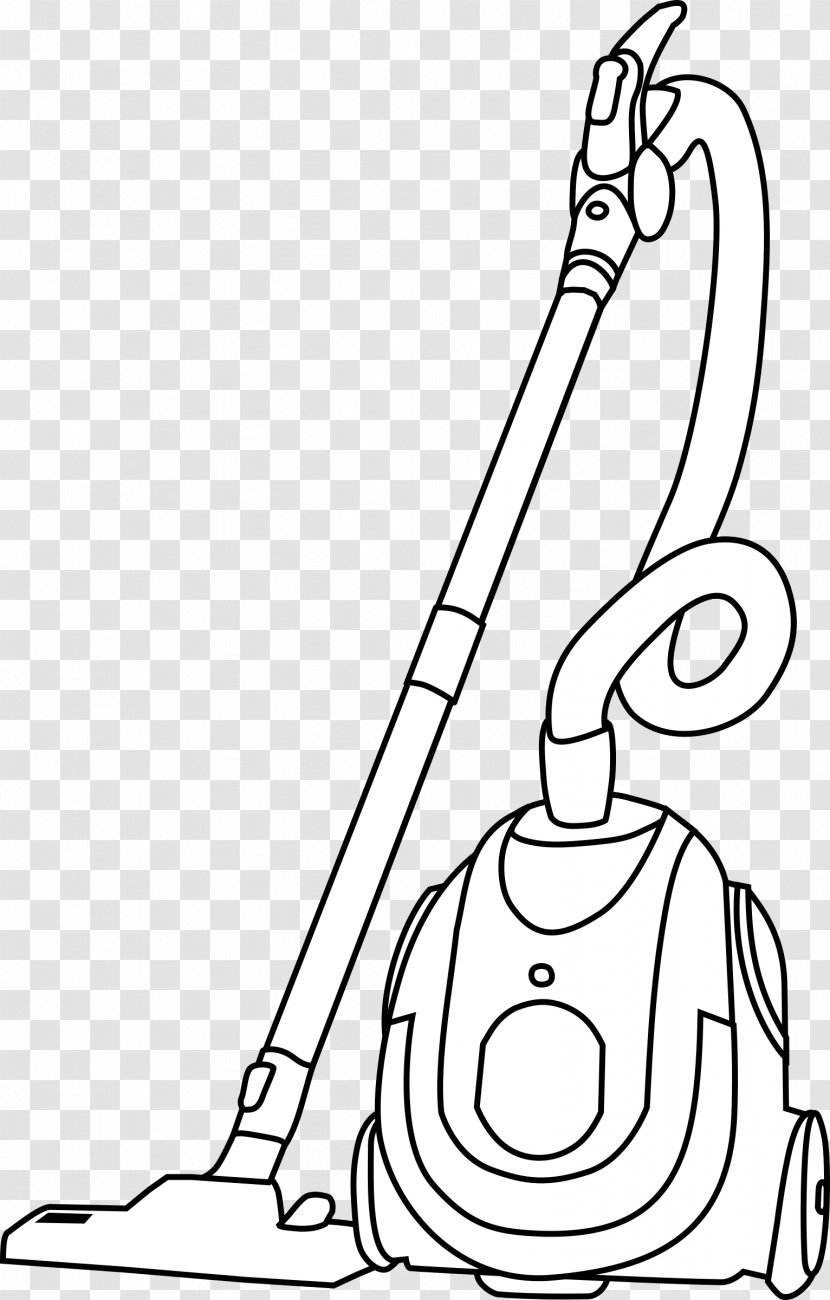 Vacuum Cleaner Line Art Clip - Monochrome Transparent PNG