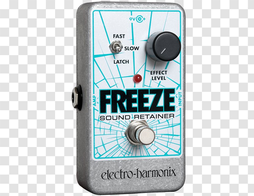 Electro-Harmonix Freeze Effects Processors & Pedals Sustain Sound - Cartoon - Pedal Transparent PNG