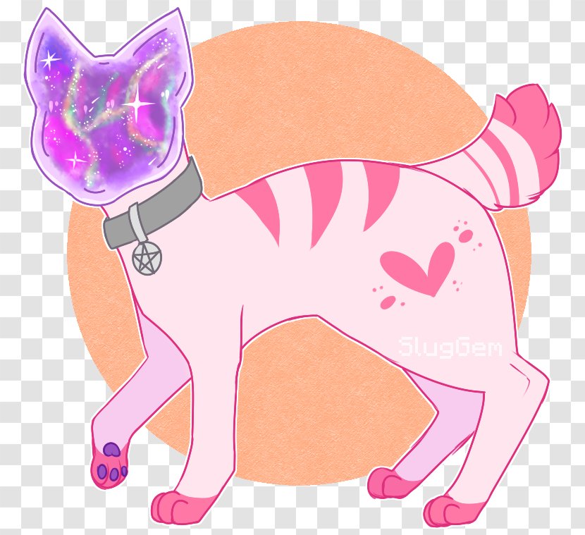 Whiskers Cat Horse Pig Dog - Heart Transparent PNG
