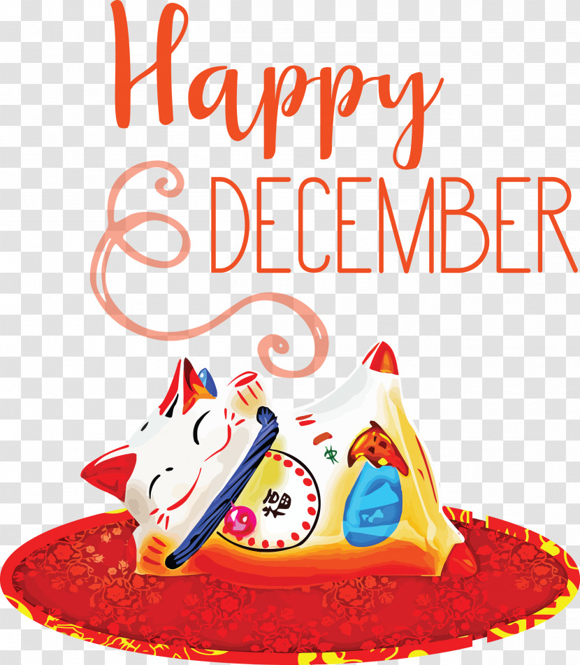 Happy December Winter Transparent PNG