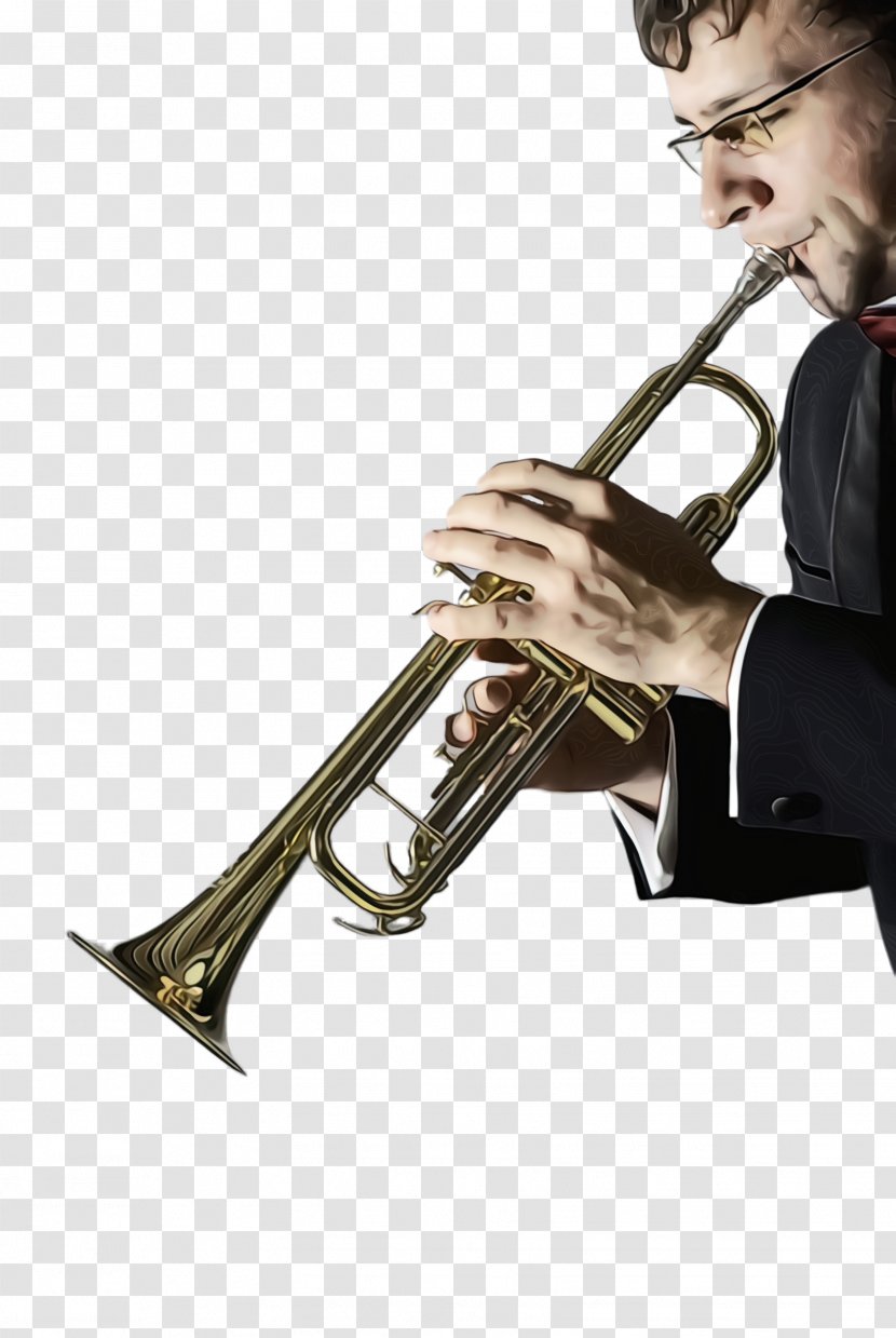 Musical Instrument Brass Wind Trumpeter Saxophonist - Jazz - Mellophone Alto Horn Transparent PNG