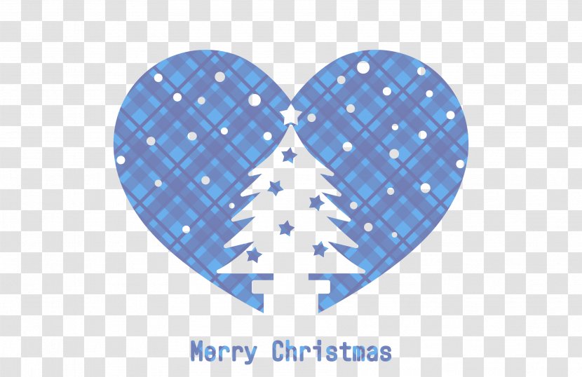 Merry Christmas - Silhouette - Heart With Tree CliparOthers Transparent PNG