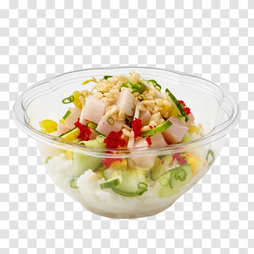 Vegetarian Cuisine Salad Sushi Seafood - Dish Transparent PNG