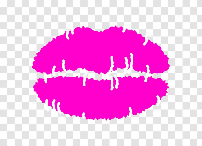 Lip Kiss Bill Cipher Mouth Clip Art - Pink Transparent PNG