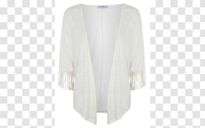 Cardigan Neck Blouse Sleeve - Sweater - Wardrobe Top Transparent PNG