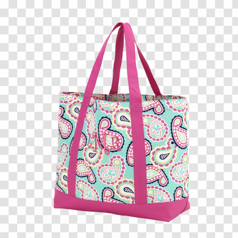 Tote Bag Handbag Monogram Clothing - Paisley Transparent PNG