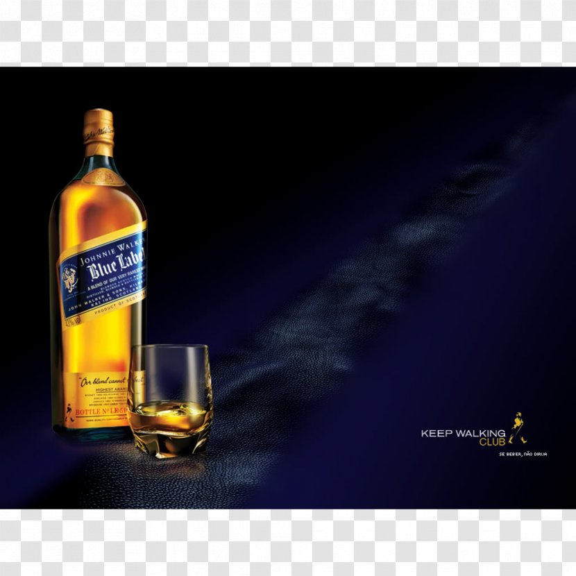 Whiskey Scotch Whisky Johnnie Walker Chivas Regal Distilled Beverage - Glass Bottle Transparent PNG