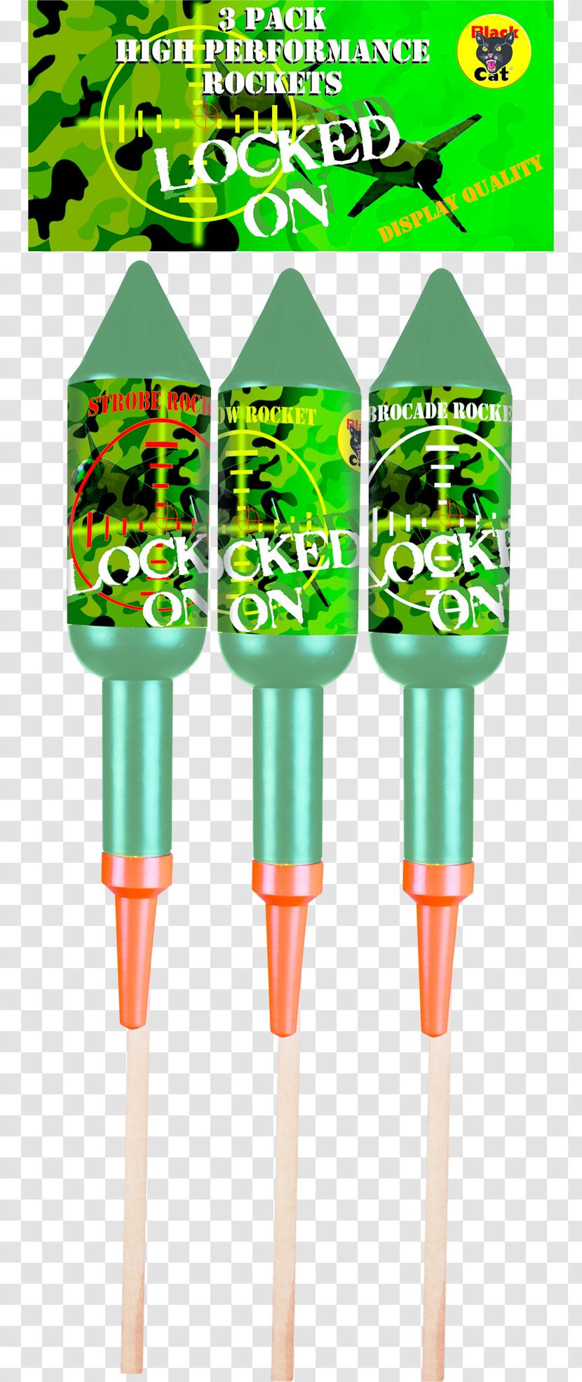 Green - Firework ROCKET Transparent PNG