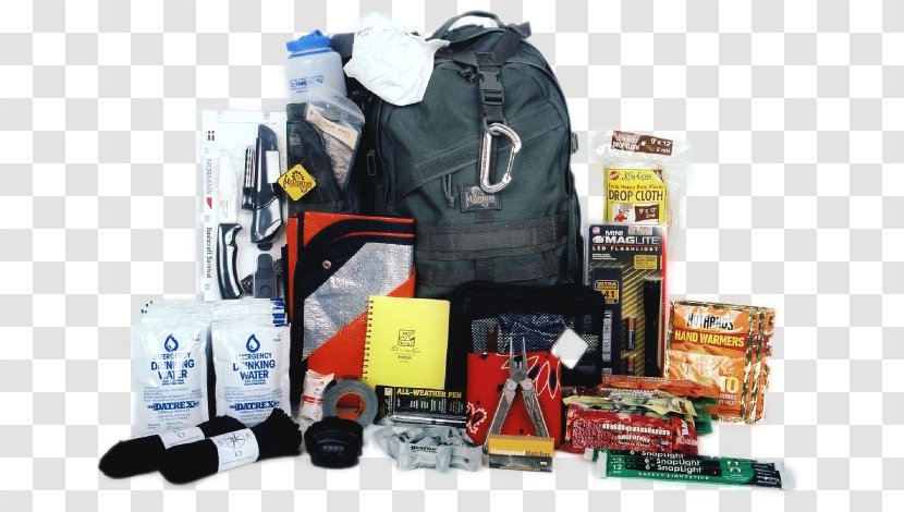 Survival Kit Skills Flood Emergency Management - Bag - Knife Transparent PNG