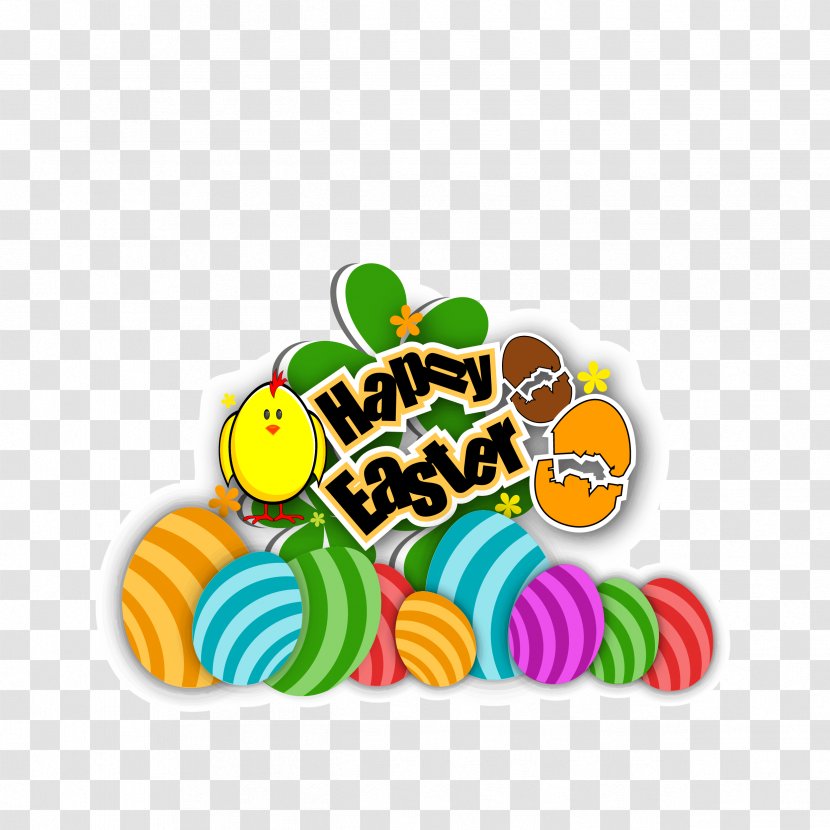 Text Circle Clip Art - Easter Eggs Pendant Transparent PNG