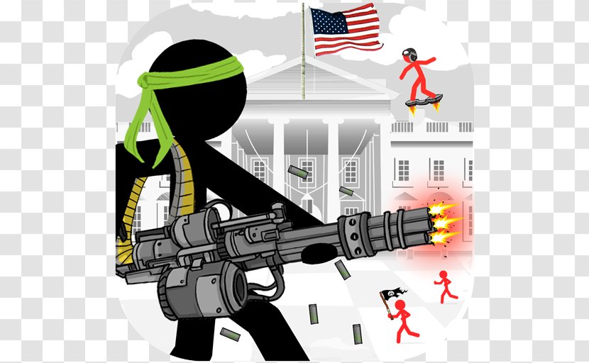 Stickman Army : The Defenders Resistance Defend Your Country Team Battle Cute Kitty Care - Firearm - Android Transparent PNG