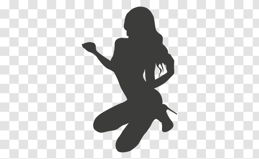 Silhouette Female Woman - Frame Transparent PNG