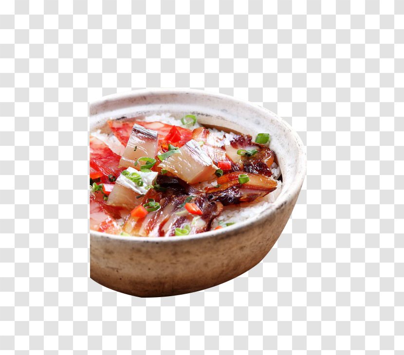 Chinese Sausage Asian Cuisine Cantonese Pilaf Char Siu - Dish - Dachshund Sausages Claypot Transparent PNG