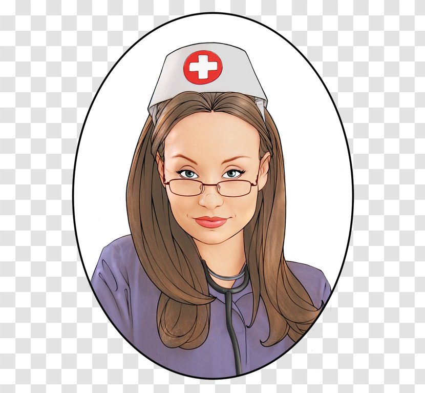 Carla Brown Glasses Nose Cheek Forehead - Tree Transparent PNG