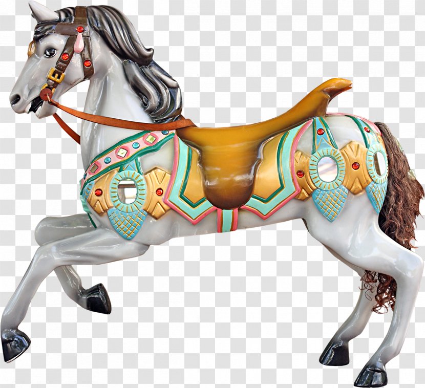 Horse Carousel Clip Art - Amusement Park Transparent PNG