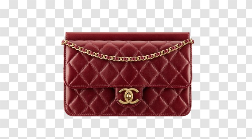 Chanel Leather Handbag Fashion - Red Transparent PNG