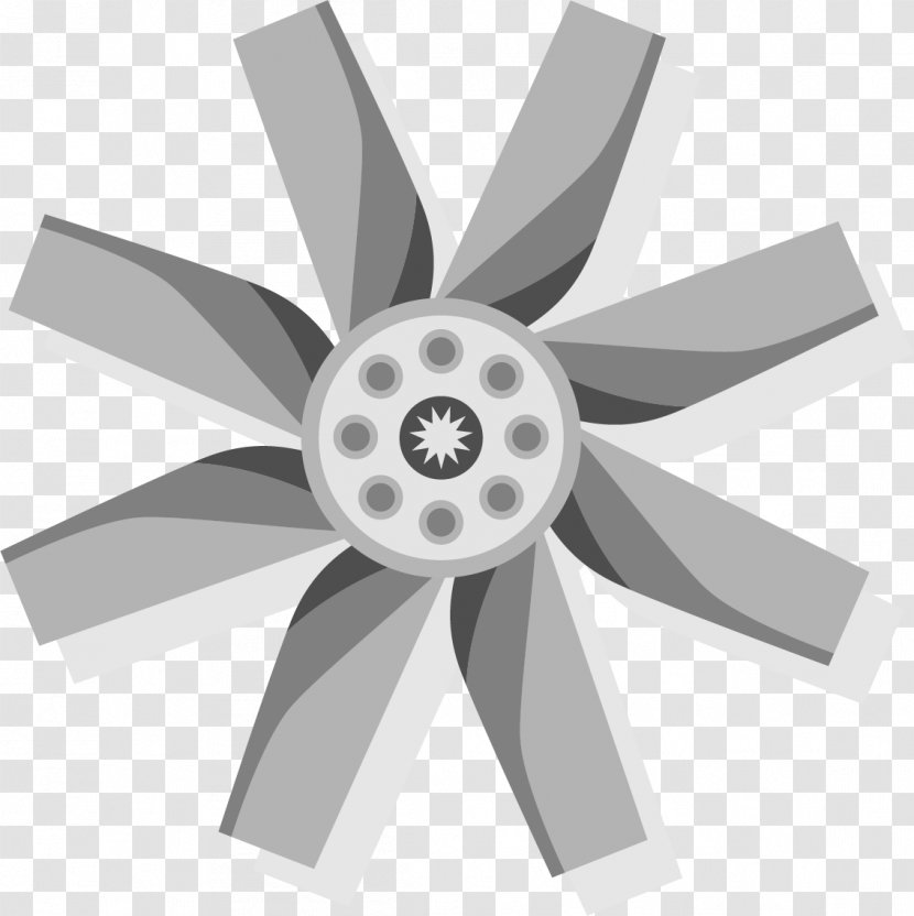 Propeller Airplane Fan - Stock Photography - Silver Transparent PNG