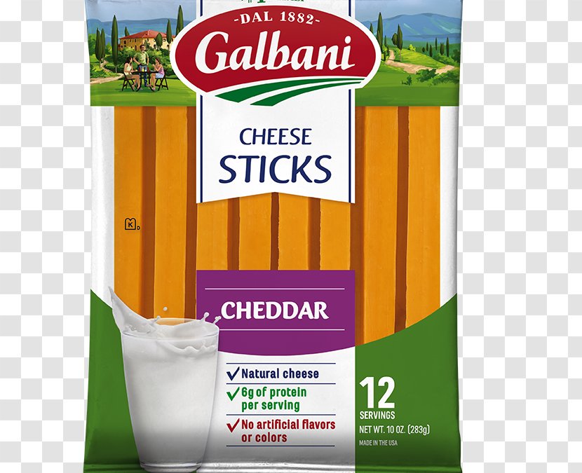 Galbani Cheddar Cheese Flavor United States - Color Transparent PNG