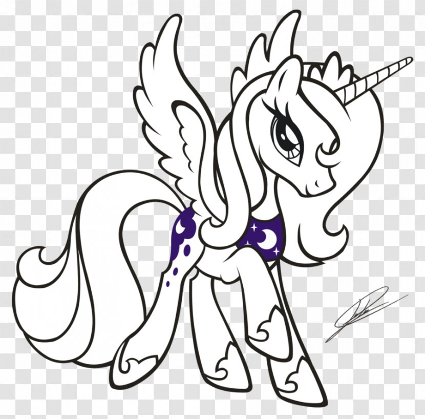Pony Drawing Line Art Painting /m/02csf - Watercolor - Princess Lineart Transparent PNG