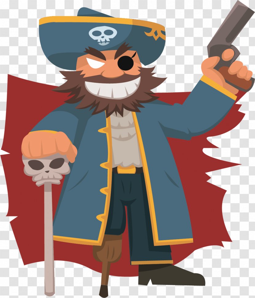 Piracy Cartoon - Human Behavior - Pirate Transparent PNG