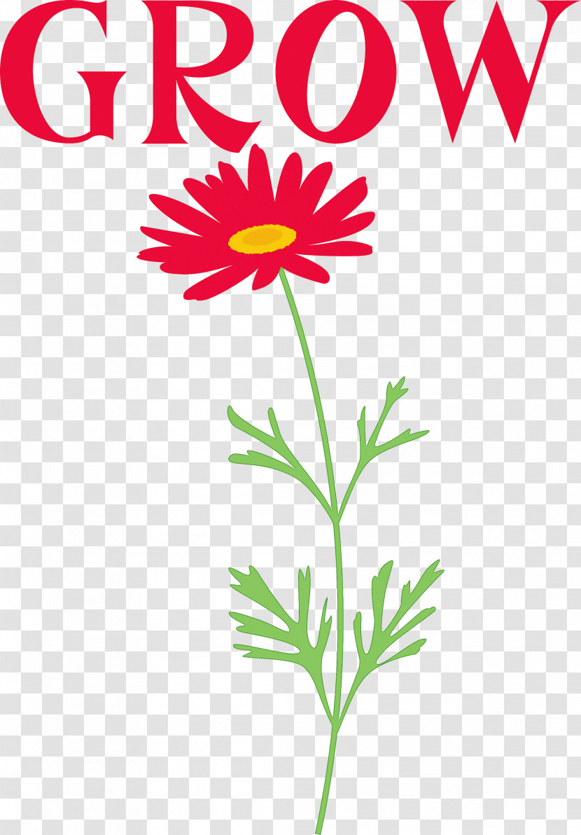 GROW Flower Transparent PNG