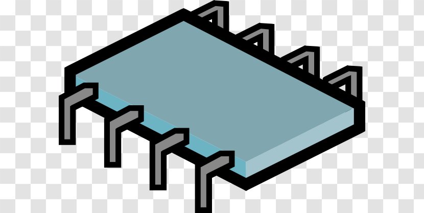 Integrated Circuits & Chips Central Processing Unit RAM Clip Art - Electronic Cliparts Transparent PNG