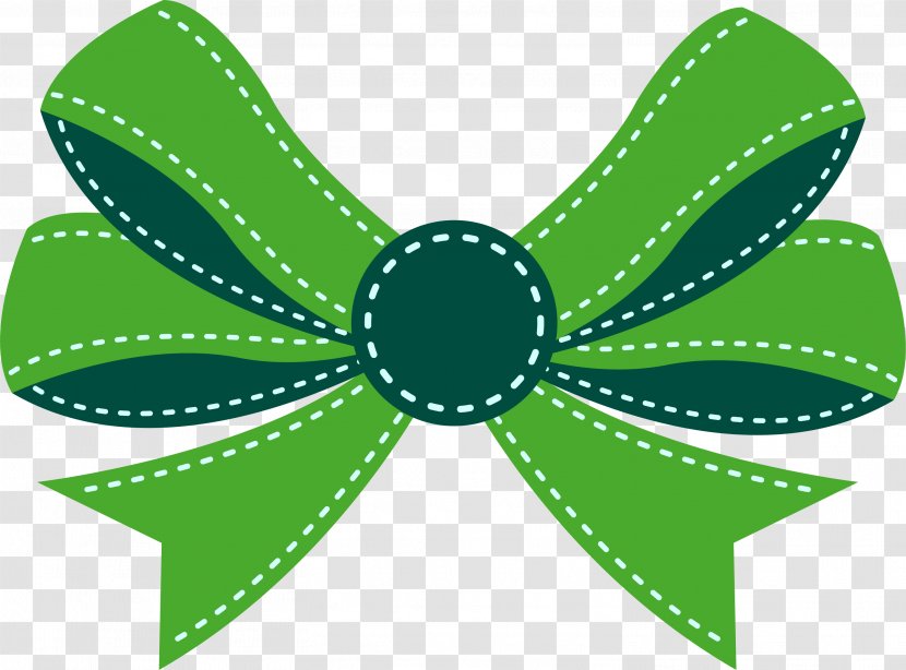 Shoelace Knot Bow Tie Ribbon Icon - Pattern - Little Fresh Green Transparent PNG