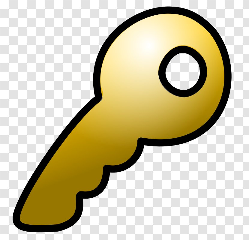 Clip Art - Symbol - A Picture Of Key Transparent PNG