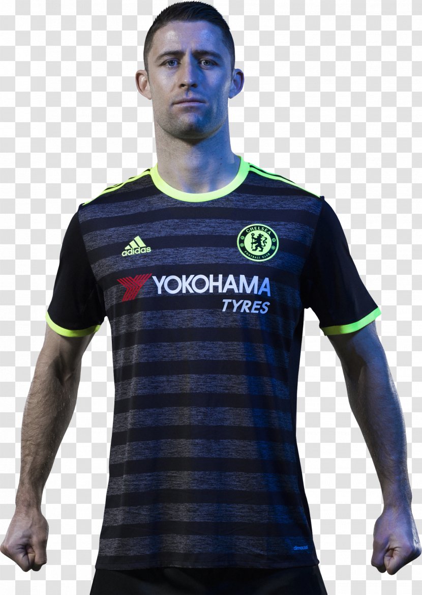 Long-sleeved T-shirt Chelsea F.C. Jersey - Longsleeved Tshirt - Gary Cahill Transparent PNG