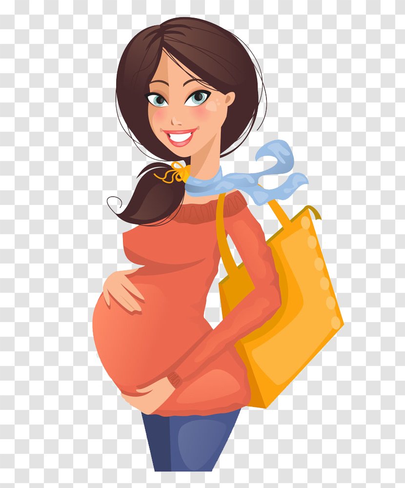Pregnancy Woman - Silhouette - Heavily Pregnant Transparent PNG