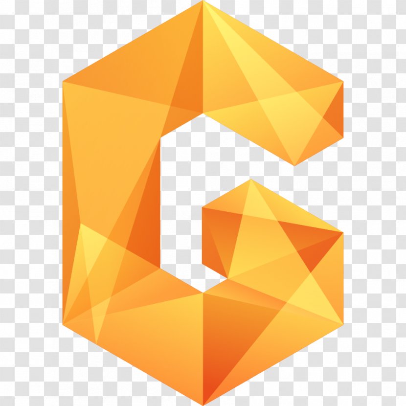 Origami Yellow Creativity Diamond - G Transparent PNG