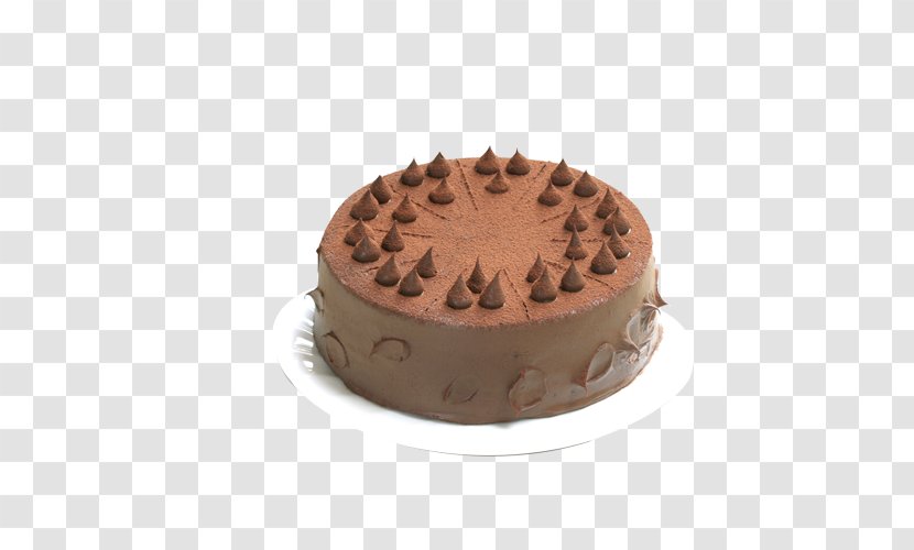 Chocolate Cake Truffle Sachertorte Cupcake - Praline - Round Picture Transparent PNG