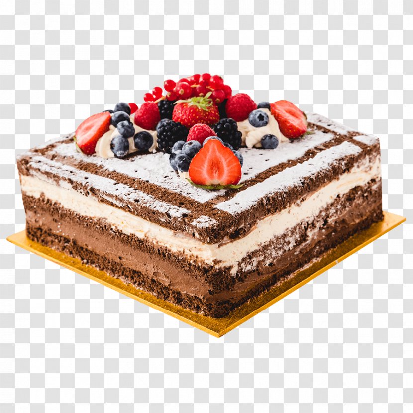 Chocolate Cake Birthday Bakery Fruitcake Black Forest Gateau - Cafe Transparent PNG