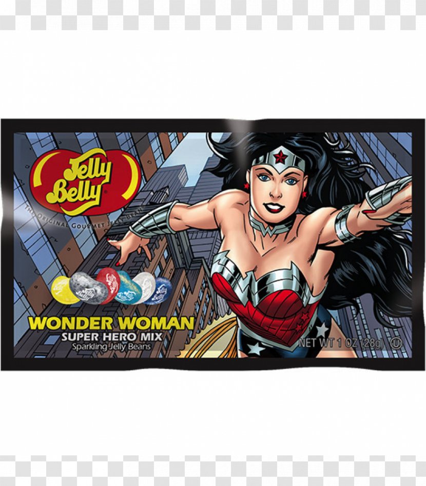 Gelatin Dessert The Jelly Belly Candy Company Bean Wonder Woman - Advertising Transparent PNG
