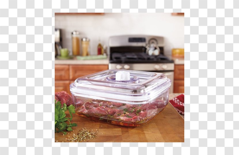 Vacuum Packing Marination Meat - Cookware And Bakeware - Crock Pot Transparent PNG